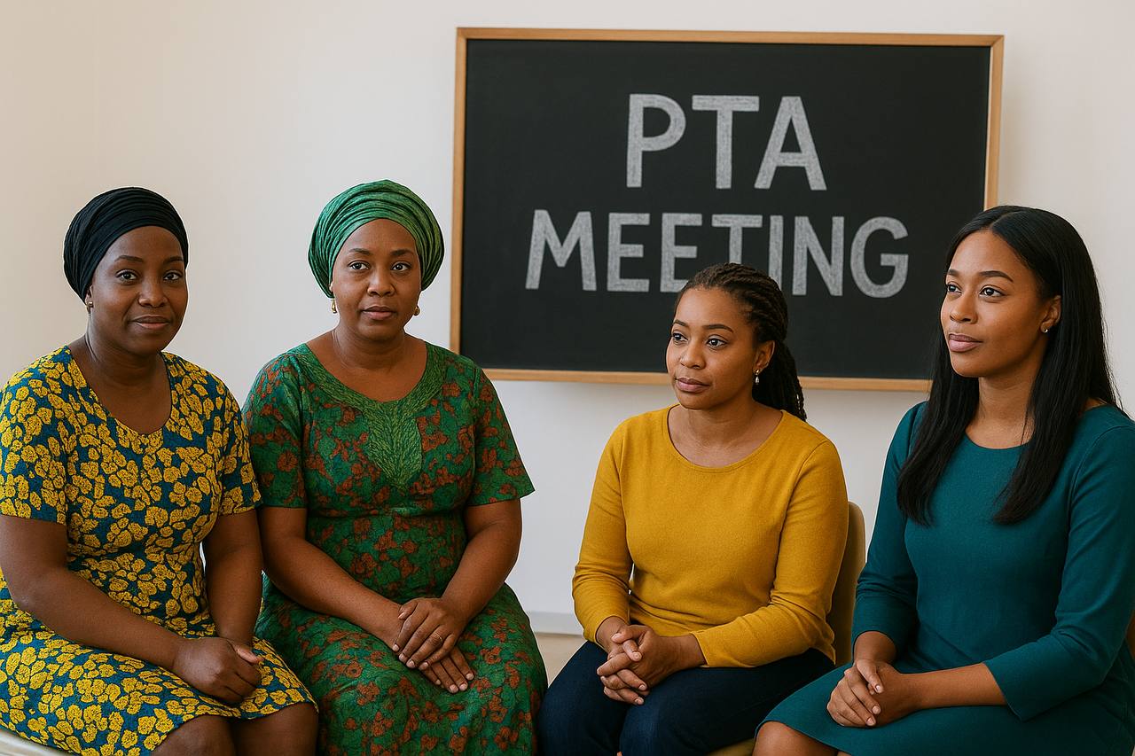 PTA meeting at Sharion Academy